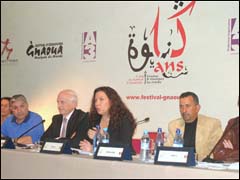 منظمو مهرجان كناوة وموسيقى العالم في ندوة صحفية (سوري)